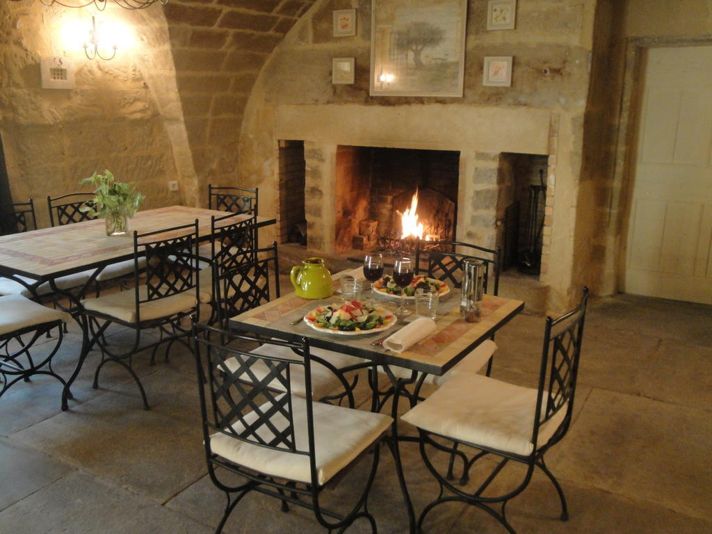 Montaren-et-Saint-Médiers Bastide De La Treille 빌라 객실 사진
